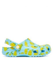 Crocs Klapki Classic Fresh Fruits Clog 211008 Niebieski. Niebieskie klapki Crocs, bez wzorów, z tworzywa sztucznego, bez obcasa, bez zapięcia. Za 139.00 zł.