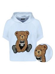 Sublevel Bluza w kolorze błękitnym rozmiar: XL. Niebieskie bluzy z kapturem Sublevel, xl, z aplikacjami, z kapturem. Za 136.78 zł.