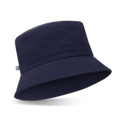 Przeciwdeszczowy kapelusz golfowy Siroko Even Navy. Niebieskie kapelusze SIROKO, bez wzorów, sportowe. W wyprzedaży za 84.00 zł.
