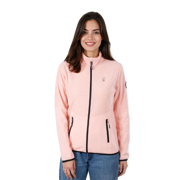 Bluza damska AULP BERTI sportowa elastyczna komfortowa ciepła miękka. Czerwone bluzy bez kaptura Aulp, uniwersalny, bez wzorów, z dzianiny, bez kaptura. W wyprzedaży za 159.99 zł.