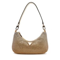 Torebka Guess. Żółte torebki klasyczne Guess, z aplikacjami, klasyczne, bez dodatków. Za 379.99 zł.