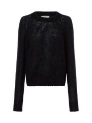 IPURI Sweter z dzianiny Kobiety czarny, S. Czarne swetry IPURI, s, bez wzorów, z dzianiny, bez ramiączek. Za 299.95 zł.