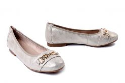 RIEKER REMONTE D0K10-90 gold, baleriny damskie. Żółte baleriny Rieker Remonte, bez wzorów, ze skóry, bez obcasa, na obcasie, bez zapięcia. Za 369.90 zł.