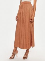 TWINSET Spódnica midi 241TT2243 Pomarańczowy Loose Fit. Brązowe spódnice Twinset, bez wzorów, z wiskozy, midi. Za 1,739.00 zł.