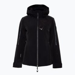 Kurtka narciarska damska EA7 Emporio Armani Ski Cortina Logo Toray. Czarne kurtki narciarskie EA7 Emporio Armani, l, bez wzorów, z elastanu, bez kaptura, narciarskie, Dermizax. Za 1,999.00 zł.