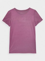 4F Koszulka sportowa w kolorze różowym rozmiar: S. Różowe t-shirty sportowe 4f, s, bez wzorów, z materiału, bez ramiączek, outdoorowe. Za 43.99 zł.