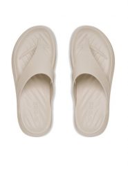 Crocs Japonki Getaway Triangle Flip 212018 Beżowy. Brązowe japonki Crocs, bez wzorów, z tworzywa sztucznego. Za 179.99 zł.