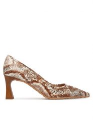 Hispanitas Czółenka HV264677 C003 Brązowy. Brązowe czółenka Hispanitas, bez wzorów, ze skóry, bez obcasa, bez zapięcia. Za 569.99 zł.