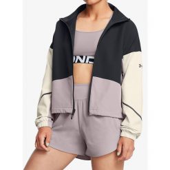 Kurtka wiatrówka damska Under Armour UA Unstoppable Jacket. Czarne kurtki Under Armour, m, bez wzorów, bez kaptura. Za 379.99 zł.