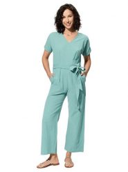 Aller Simplement Kombinezon w kolorze turkusowym rozmiar: 42. Niebieskie kombinezony Aller Simplement, bez wzorów, bez kołnierzyka, bez ramiączek. Za 100.99 zł.