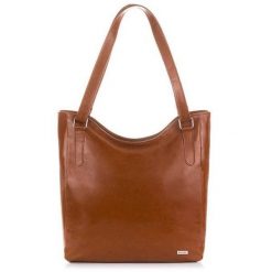 Skórzana torebka damska j.brązowa PAOLO PERUZZI GA317. Brązowe torebki klasyczne PAOLO PERUZZI, bez wzorów, ze skóry, bez dodatków. Za 499.99 zł.