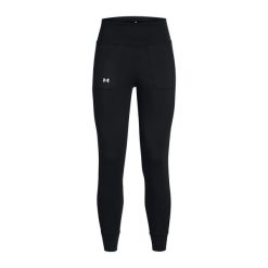 Spodnie treningowe damskie Under Armour Motion. Czarne spodnie dresowe Under Armour, bez wzorów. Za 159.99 zł.
