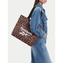 Torebka Reebok. Brązowe torebki klasyczne Reebok, bez wzorów, bez dodatków. Za 119.99 zł.