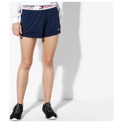 Tommy Sport Szorty Z Paskiem Z Logo I Flagą , granatowy, rozmiar S. Niebieskie szorty sportowe Tommy Hilfiger, bez wzorów, z materiału. W wyprzedaży za 179.99 zł.