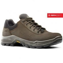 Buty Trekkingowe dla dorosłych Alpina Prima Low Vibram. Brązowe buty trekkingowe Alpina, bez zapięcia. Za 550.00 zł.