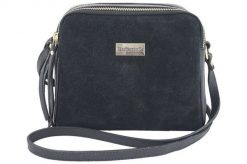 Listonoszka skórzana BARBERINI'S 710-1 czarna. Czarne shopper bag Barberinis, bez wzorów, ze skóry, na ramię, bez dodatków. Za 219.99 zł.