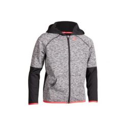 Kurtka Thermic 500 Jr. Czarne kurtki ARTENGO, na zimę, bez wzorów, z elastanu, sportowe, bez kaptura. W wyprzedaży za 44.99 zł.