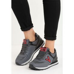Szaro-Czerwone Buty Sportowe Gilerma. Buty sportowe lifestyle marki NEWFEEL. Za 69.99 zł.