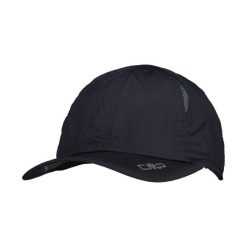 Czapka damska CMP. Czarne czapki z daszkiem CMP, bez wzorów, z tkaniny. Za 135.00 zł.