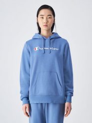 Champion Bluza w kolorze błękitnym rozmiar: L. Niebieskie bluzy Champion, l, bez wzorów, bez ramiączek, z kapturem. Za 92.21 zł.