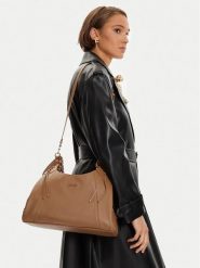 Liu Jo Torebka Esc M Satchel AF4143 E0037 Brązowy. Brązowe torebki klasyczne Liu Jo, bez wzorów, ze skóry, bez dodatków. Za 649.99 zł.