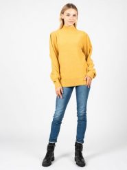 Silvian Heach Sweter "Melisia" | CVA22189LU | Melisia | Kobieta | Żółty. Żółte swetry Silvian Heach, m, bez wzorów, z bawełny, bez ramiączek. W wyprzedaży za 249.00 zł.