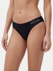 Guess Dół od bikini E6GO28 KF442 Czarny. Czarne bikini Guess, z aplikacjami, z syntetyku. Za 149.99 zł.