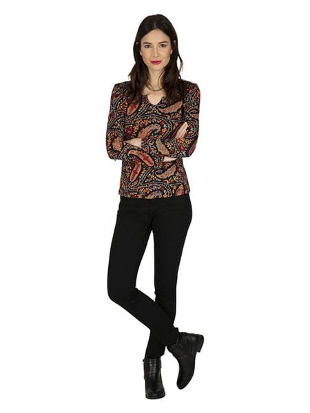 Aller Simplement Bluzka ze wzorem rozmiar: 44. Bluzki Aller Simplement, bez wzorów, z bawełny, klasyczne, bez kołnierzyka, bez ramiączek. Za 68.45 zł.