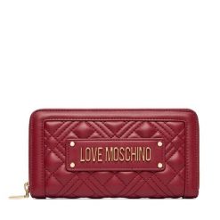 Portfel LOVE MOSCHINO. Czerwone portfele Love Moschino, bez wzorów. Za 439.99 zł.