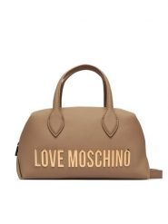 LOVE MOSCHINO Torebka JC4252PP0PKD0105 Beżowy. Brązowe torebki klasyczne Love Moschino, bez wzorów, ze skóry, bez dodatków. Za 949.99 zł.