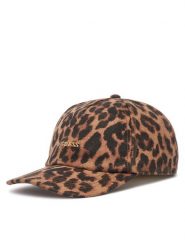 Guess Czapka z daszkiem AW5641 WOL01 Brązowy. Brązowe czapki z daszkiem Guess, z aplikacjami, z wełny. Za 194.99 zł.