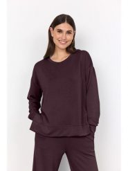 Soyaconcept Bluza "Banu" w kolorze ciemnofioletowym rozmiar: M. Różowe bluzy Soyaconcept, m, bez wzorów, bez ramiączek, bez kaptura. Za 169.95 zł.