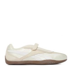 Baleriny Reebok. Brązowe baleriny Reebok, bez wzorów, bez obcasa, bez zapięcia. Za 299.99 zł.