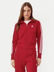 Adidas Bluza adicolor Classics Firebird IR8079 Czerwony Regular Fit. Czerwone bluzy adidas, s, bez wzorów, z syntetyku, bez kaptura. Za 249.99 zł.