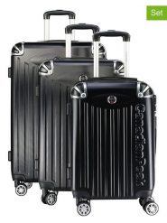 Canadian Peak 3-częściowy zestaw "Softlesseak" w kolorze czarnym rozmiar: onesize. Czarne walizki Canadian Peak. Za 299.00 zł.