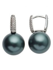 U.S. Polo Assn. Kolczyki z kryształami i perłami rozmiar: onesize. Szare kolczyki U.S. Polo Assn., z kryształem, szklane. Za 86.99 zł.