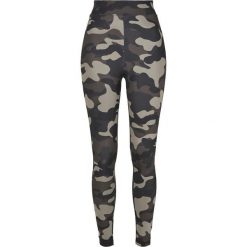 Legginsy damskie w dużych rozmiarach Urban Classic camo waist. Czarne legginsy Urban Classics, bez wzorów. Za 191.00 zł.