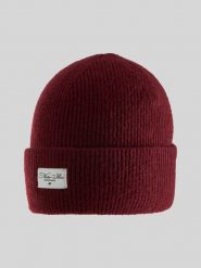4F Czapka zimowa damska - burgundowa Uniwersalny. Czerwone czapki zimowe 4f, z aplikacjami, eleganckie. Za 59.99 zł.