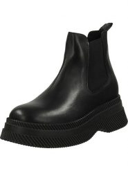 Steve Madden Skórzane sztyblety w kolorze czarnym rozmiar: 41. Czarne botki Steve Madden, bez wzorów, sportowe, bez obcasa, bez zapięcia. Za 260.99 zł.