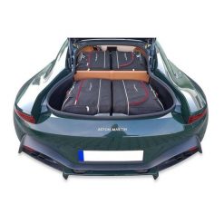 Aston Martin Vantage 2017+ Torby Do Bagażnika 4 Szt. Czarne torby podróżne KJUST, bez wzorów. Za 998.00 zł.