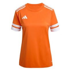 Adidas Sport Squa25 Jsy W Koszulka Damskie. Brązowe t-shirty sportowe adidas, s, bez wzorów, bez ramiączek, do piłki nożnej. Za 86.00 zł.