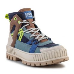 Buty Palladium Pallashock Outcity Mood indigo W 98877-425 niebieskie. Niebieskie buty treningowe bez wzorów, z nylonu, bez zapięcia. Za 769.83 zł.