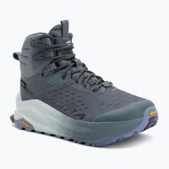 Buty trekkingowe damskie Altra Olympus 6 Hike Mid GTX. Niebieskie buty trekkingowe Altra, bez zapięcia. Za 899.99 zł.