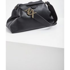 Torebka ARMANI EXCHANGE. Czarne torebki klasyczne Armani Exchange, z aplikacjami, na ramię, bez dodatków. Za 649.00 zł.