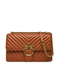 PINKO Torebka Love One Classic Dc PE 24 PLTT 100941 A0GK Brązowy. Brązowe listonoszki Pinko, bez wzorów, ze skóry, bez dodatków. Za 1,569.00 zł.