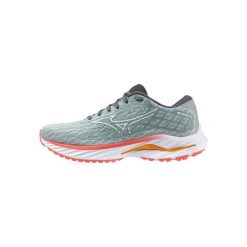 Buty do biegania damskie Mizuno Wave Inspire 20. Białe buty do biegania Mizuno, bez wzorów, bez zapięcia, do biegania, mizuno wave. W wyprzedaży za 554.90 zł.