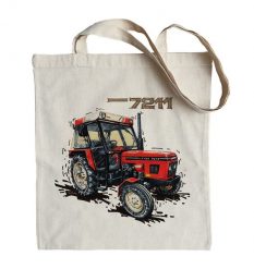 Zetor 7211 — torba (Rodzaj nadruku: Zetor 7211). Torby podróżne nikiniki, bez wzorów, z bawełny, na ramię, z nadrukiem. Za 29.00 zł.