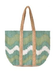 BLE Shopper bag w kolorze zielonym - 40 x 31 cm rozmiar: onesize. Zielone shopper bag BLE, bez wzorów, z materiału, na ramię, bez dodatków. Za 125.85 zł.