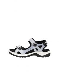 Buty do chodzenia damskie Ecco 06956360563. Niebieskie trekkingi ECCO, z aplikacjami, z kauczuku, bez zapięcia, trekkingowe. Za 616.00 zł.
