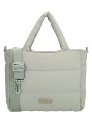 Beagles Torebka "Calvia" w kolorze zielonym - 26 x 21 x 11 cm rozmiar: onesize. Zielone torebki klasyczne Beagles, bez wzorów, z materiału, przez ramię, bez dodatków. Za 65.99 zł.